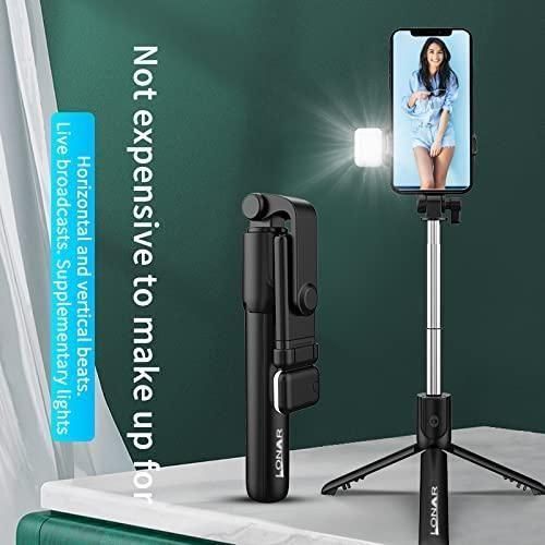 3-in-1 Extendable Selfie Stick with Tripod & Bluetooth Remote