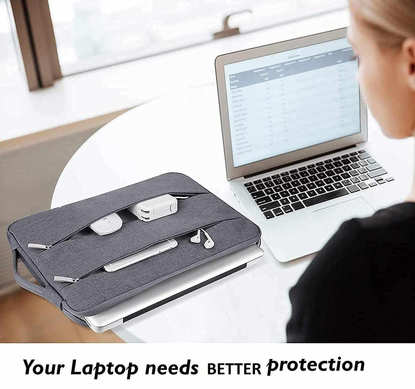 Sleek Nylon Laptop Bag Cover